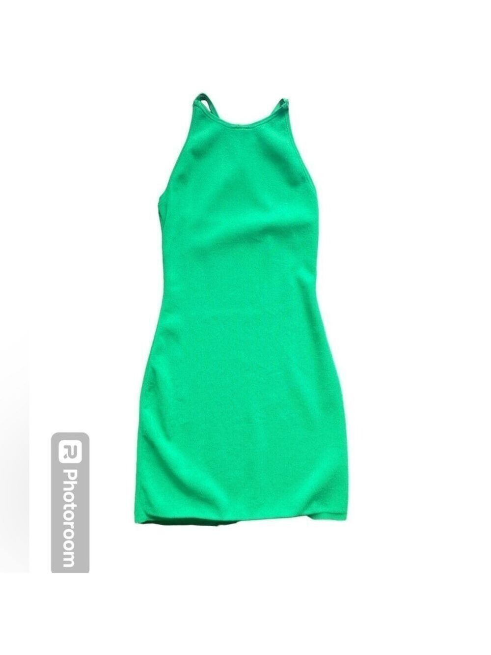 Aritzia Babaton Sculpt Knit Mini Dress Green XS